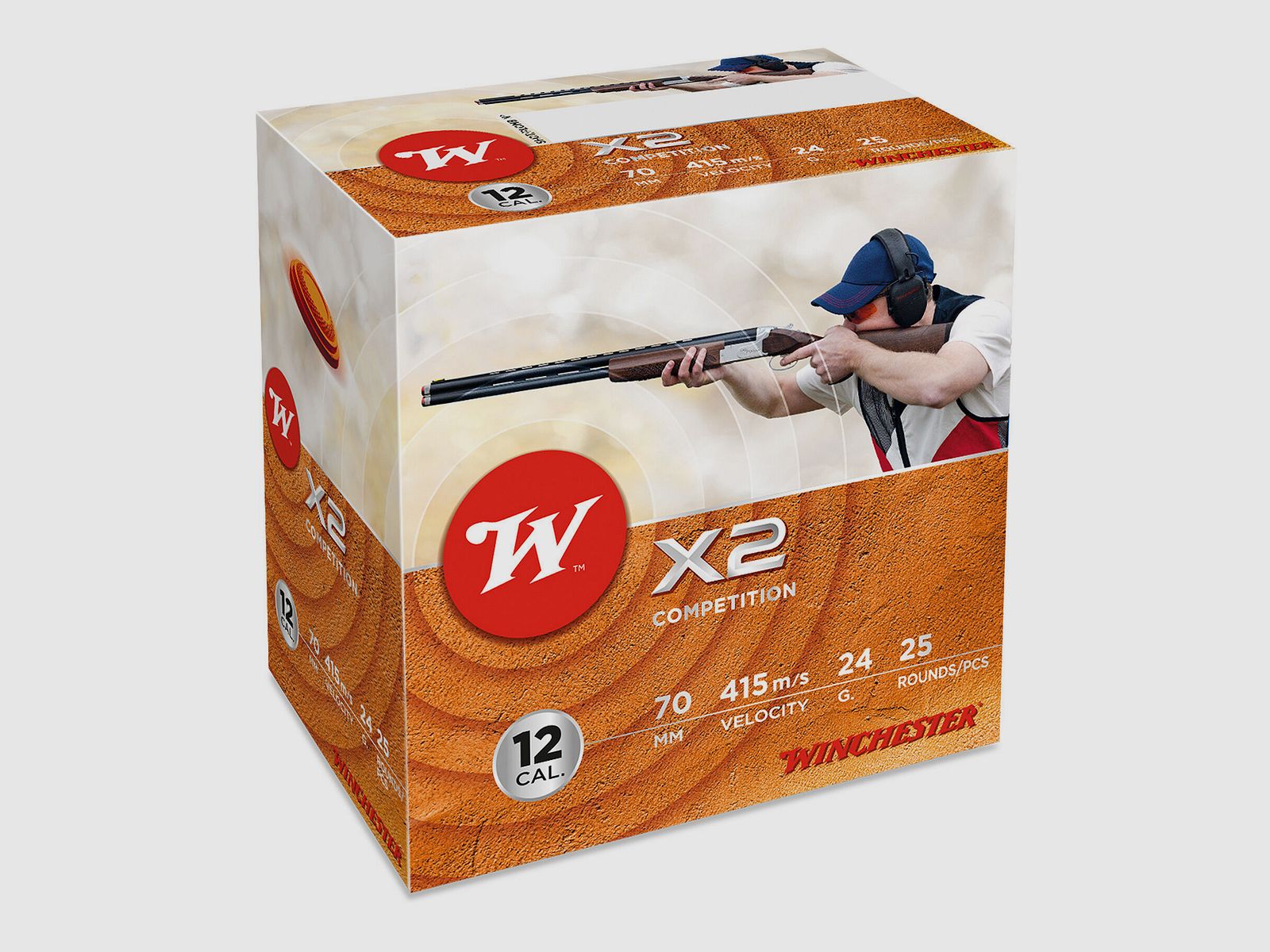 Winchester X2 Trap - 24g - 2,4mm - 25 stuks