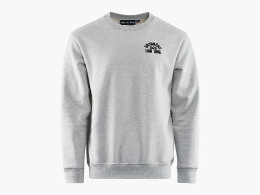 Grundéns 1926 Crew Sweatshirt Athletic Heather Men L