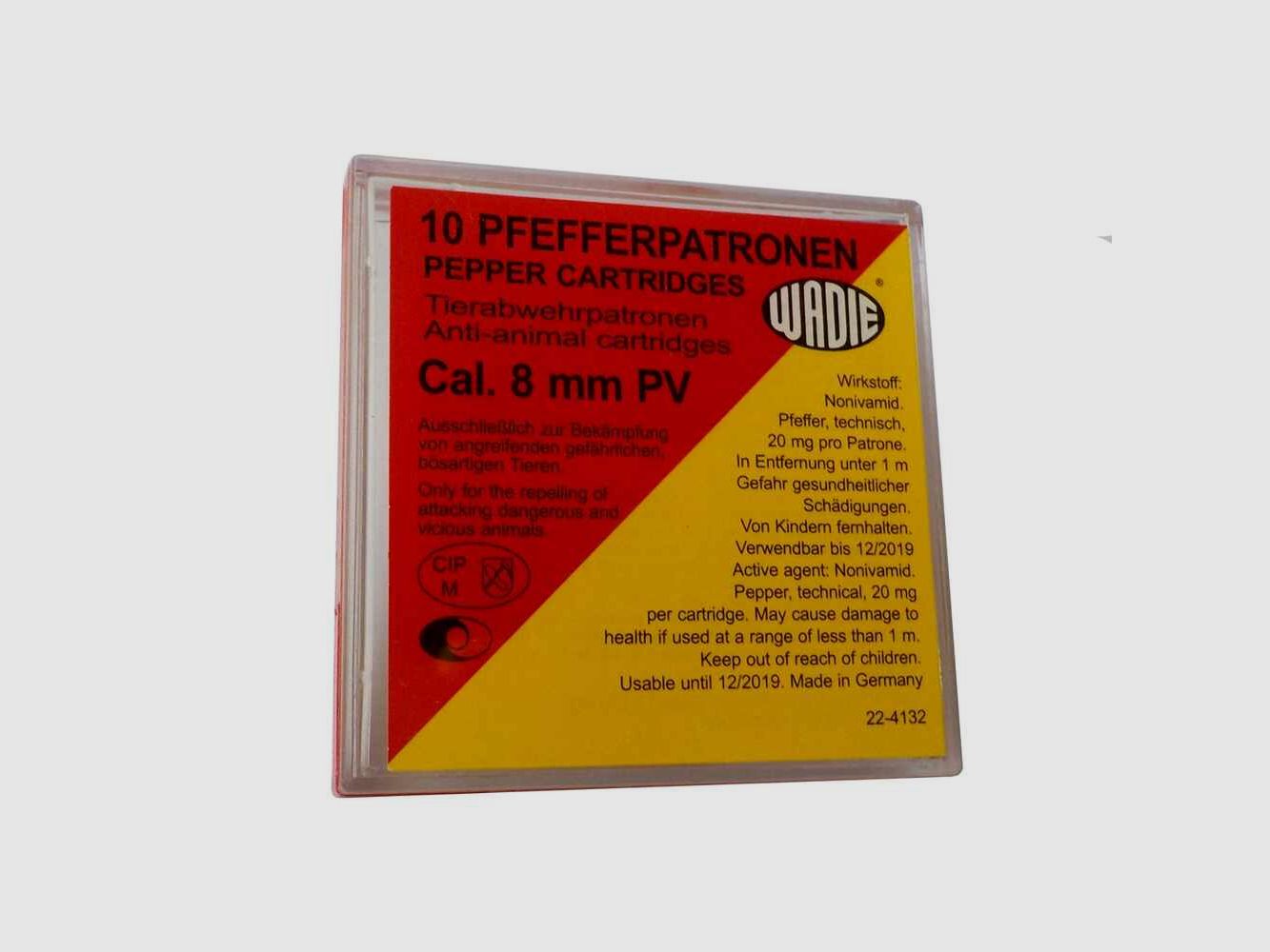 Pfefferpatronen Wadie 8x20 Wadie