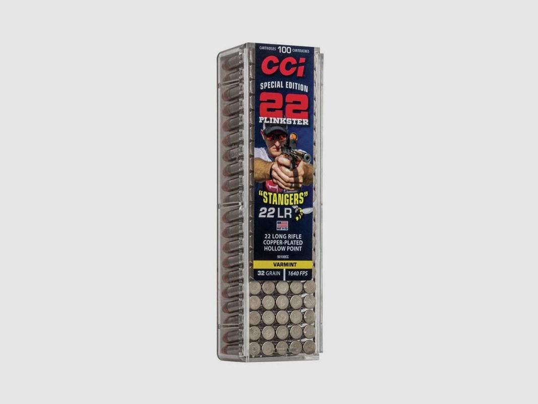 Munitions CCI .22 LR Stangers, 2,07 g/32 gr, image 1 sur 2