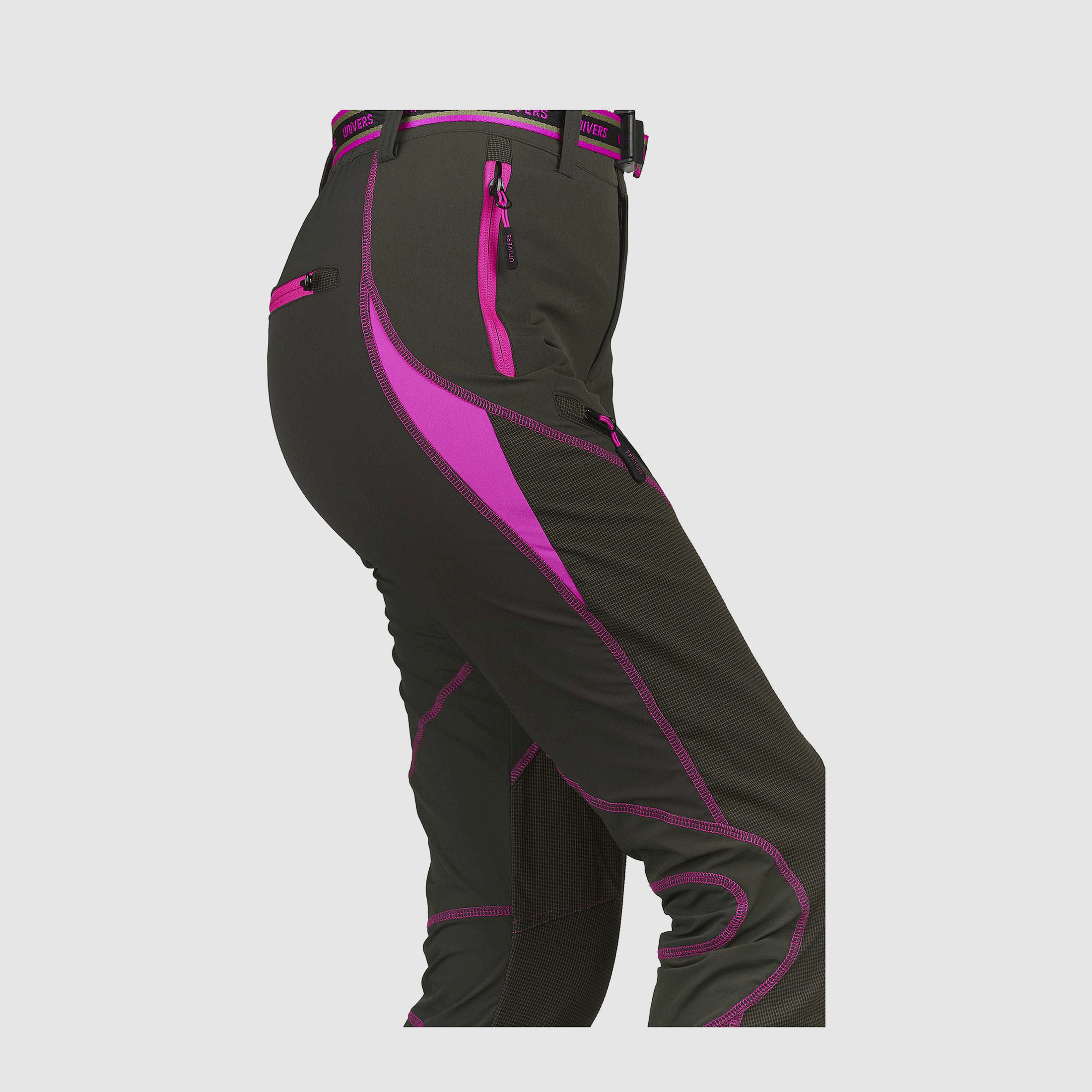 HOSEN – UNIVERS – DAMEN – JAGD SALO’ Grün/Fuchsia, Bild 5 von 6