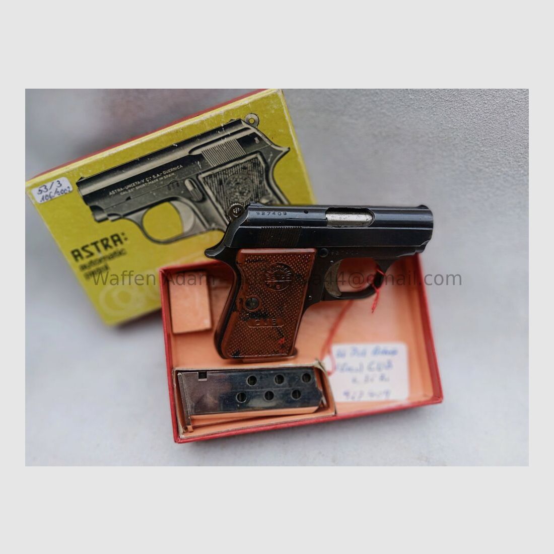 Astra model "CUP" pocket pistol, image 1 of 2