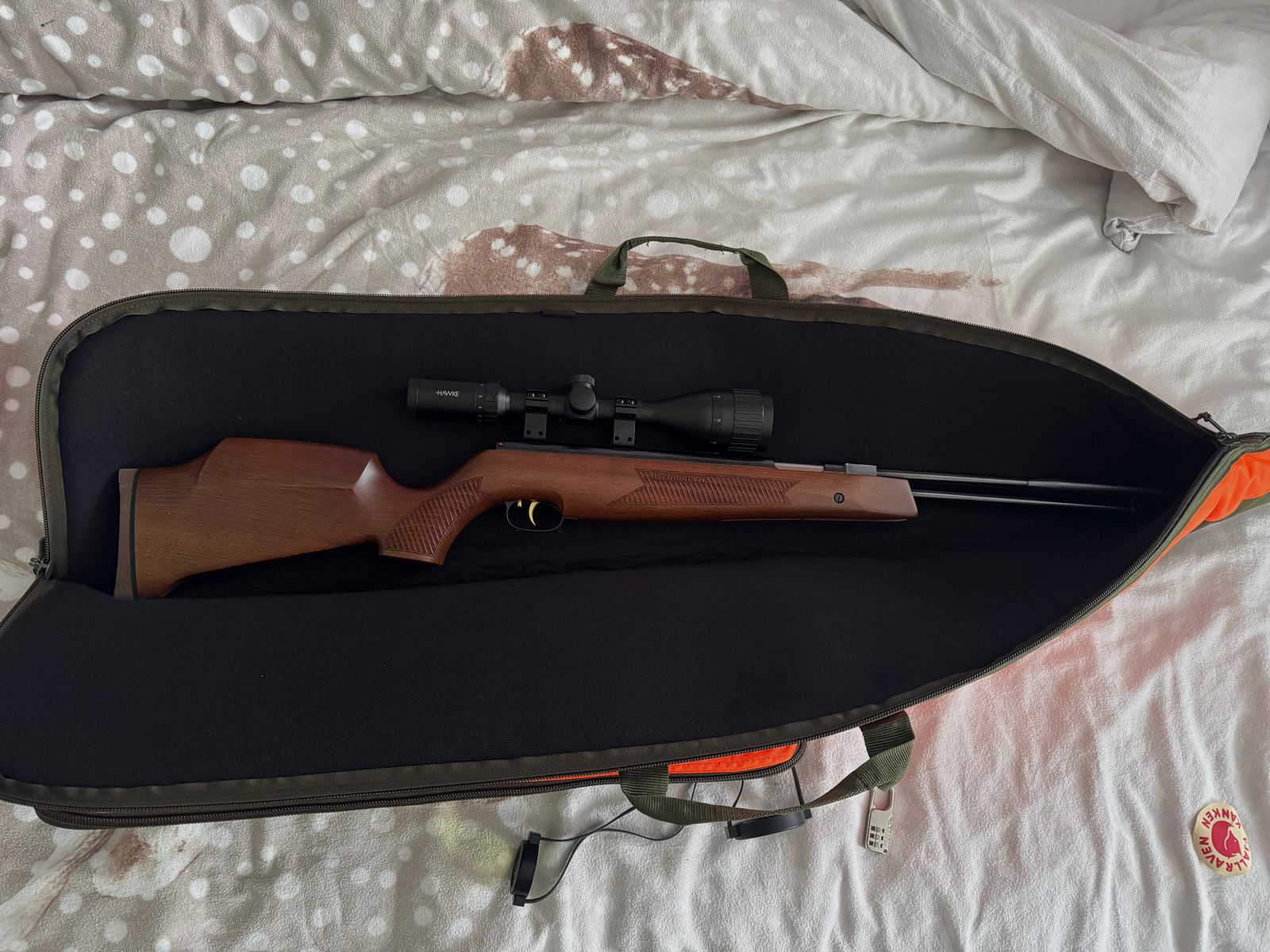 Weihrauch HW 97 Kaliber 5,5 5.5 HAWKE Zielfernrohr Futteral Zubehör