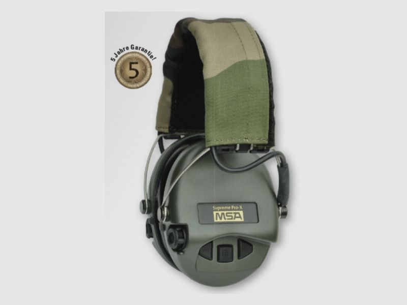 MSA Supreme Pro X / Digital grün, Kopfband Leder schwarz