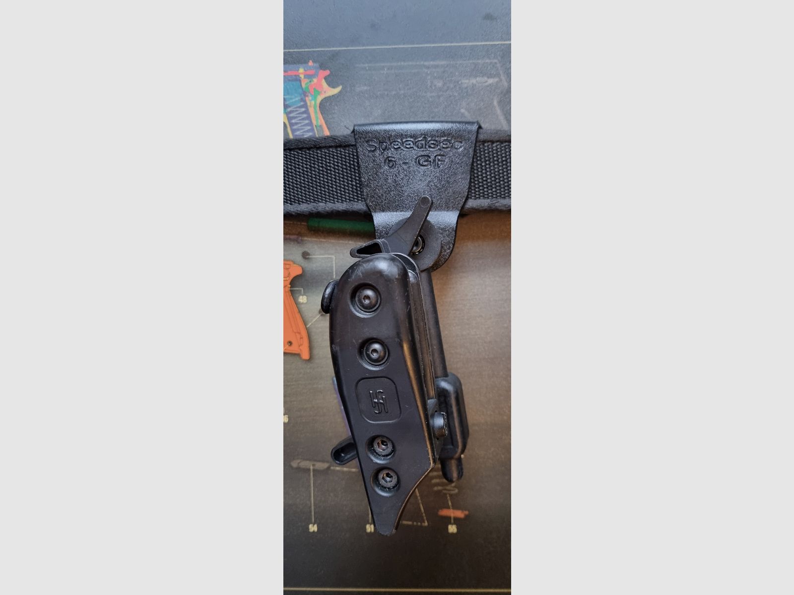 Höppner und Schumann Speedsec 6 GF für viele Pistolenmodelle passend (Sig Sauer X-Six, X-Five, P226, Glock, STI, S&W, CZ75....)