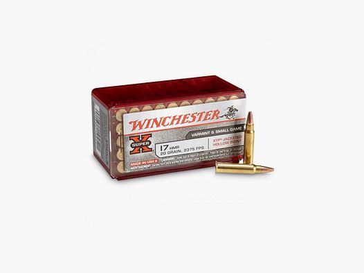 Winchester Jacketed Hollow Point Cal. 17HMR 20gr