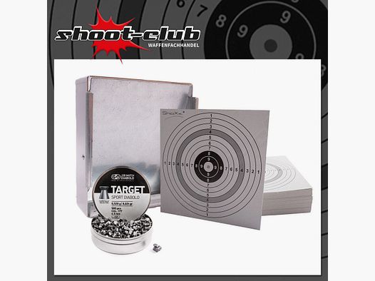 xxx trappola per proiettili + 120 bersagli + JSB Target Sport diabolos
