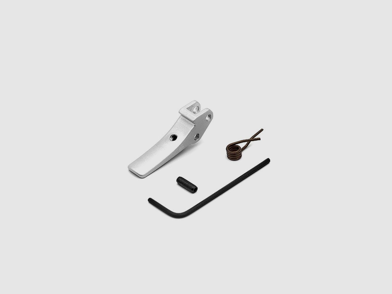 Eemann Tech grilletto piatto SA/DA per Tanfoglio, colore: argento, immagine 2 di 3
