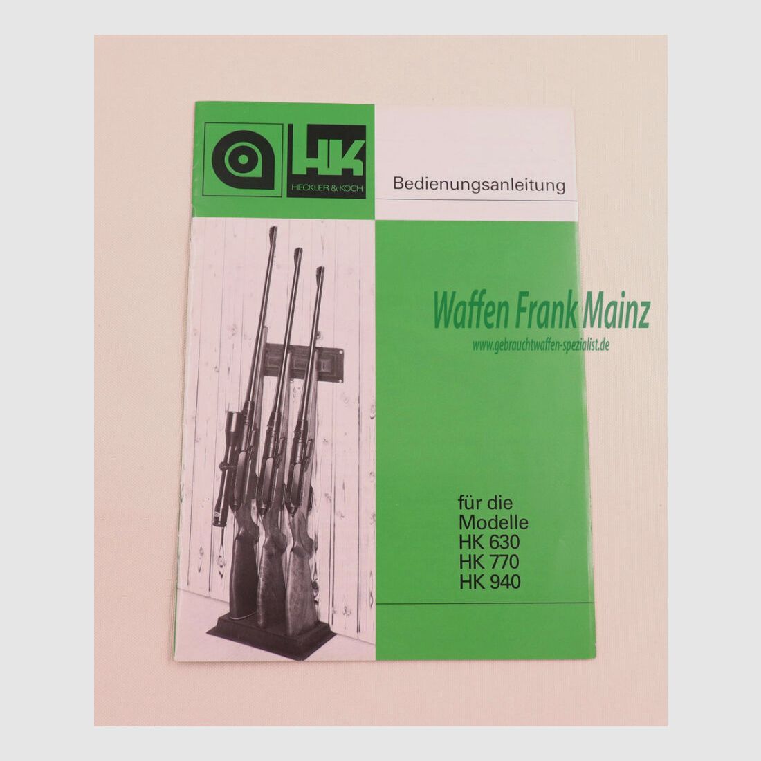 Heckler & Koch - Oberndorf Bedienungsanleitung630/770/940