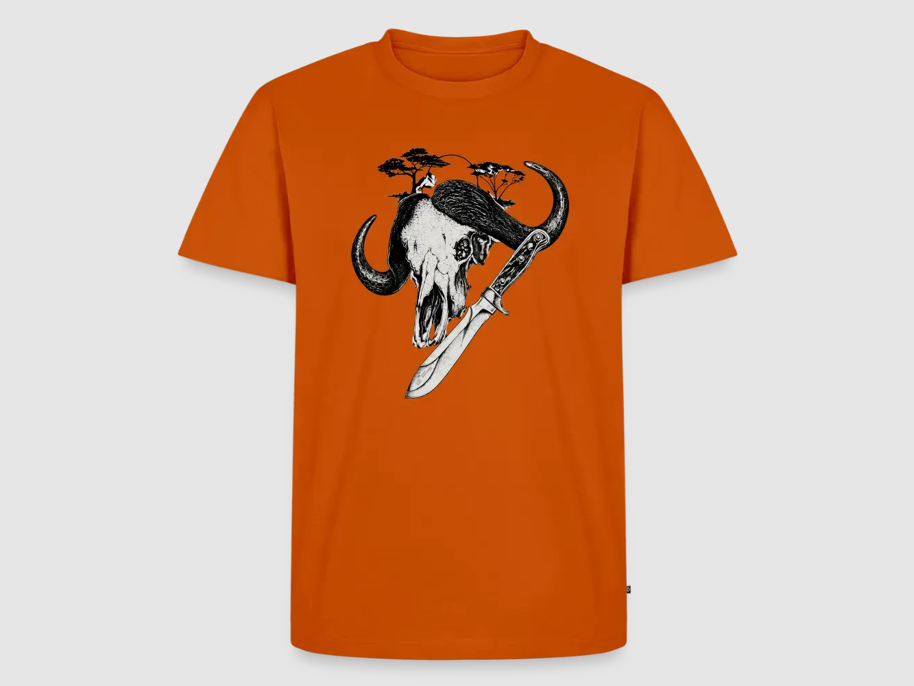 PUMA Men´s Premium T-Shirt „White Hunter – Big Game"