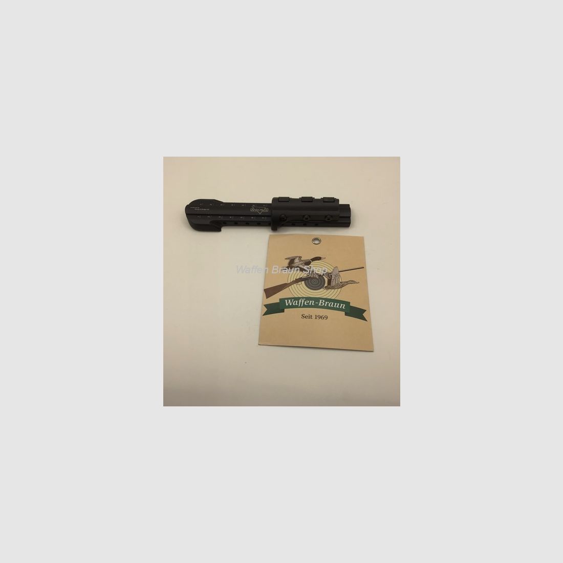 Extensión de línea de mira Anschütz 6810-1000, negra, para rifles de calibre .22 modelo 1907 a 2013