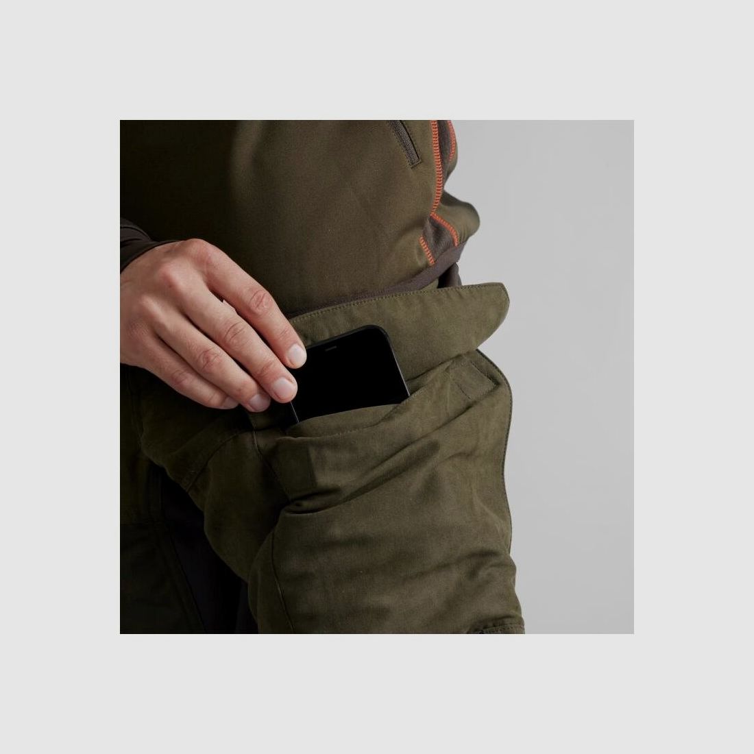 Härkila Herrenhose Scandinavian Willow green/ deep brown