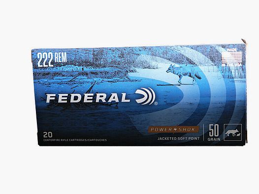 Federal .222 Rem. TLM Power-Shok 3.24g/50gr