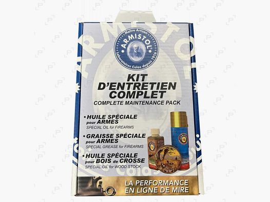 Huile arme, graisse et huile bois de crosse KIT ARMISTOL