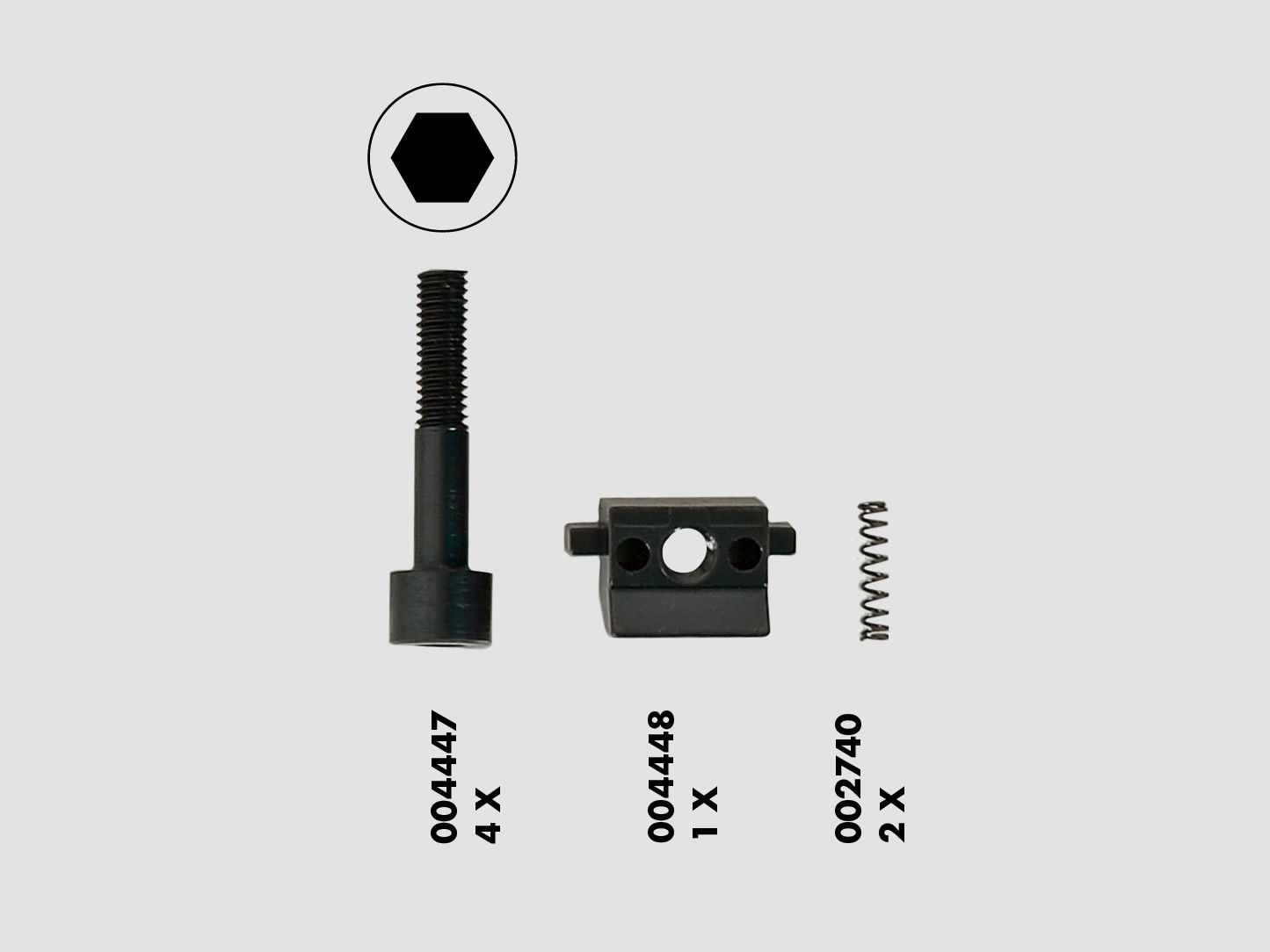 Spare parts set for sights 7002