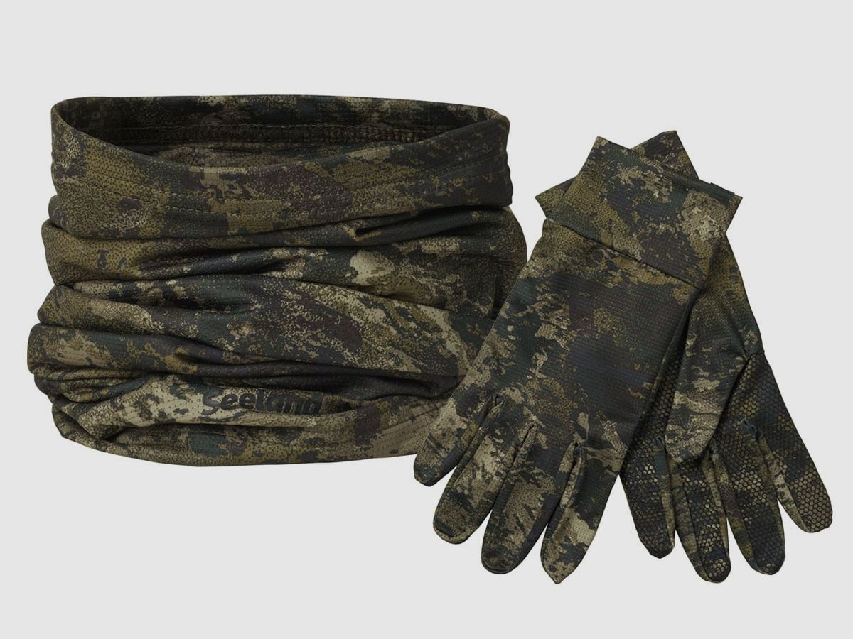Seeland Tube/Handschuhe Aero Camo Set InVis MPC green
