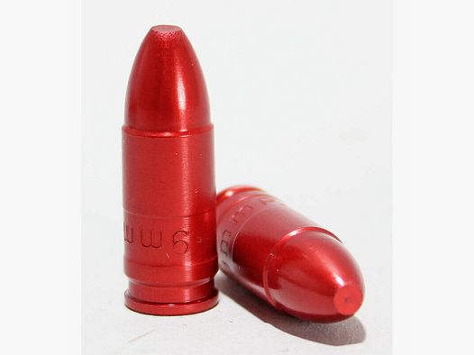 Waffenzubehör Pufferpatrone Alu 9 Para 2 stck Pufferpatronen