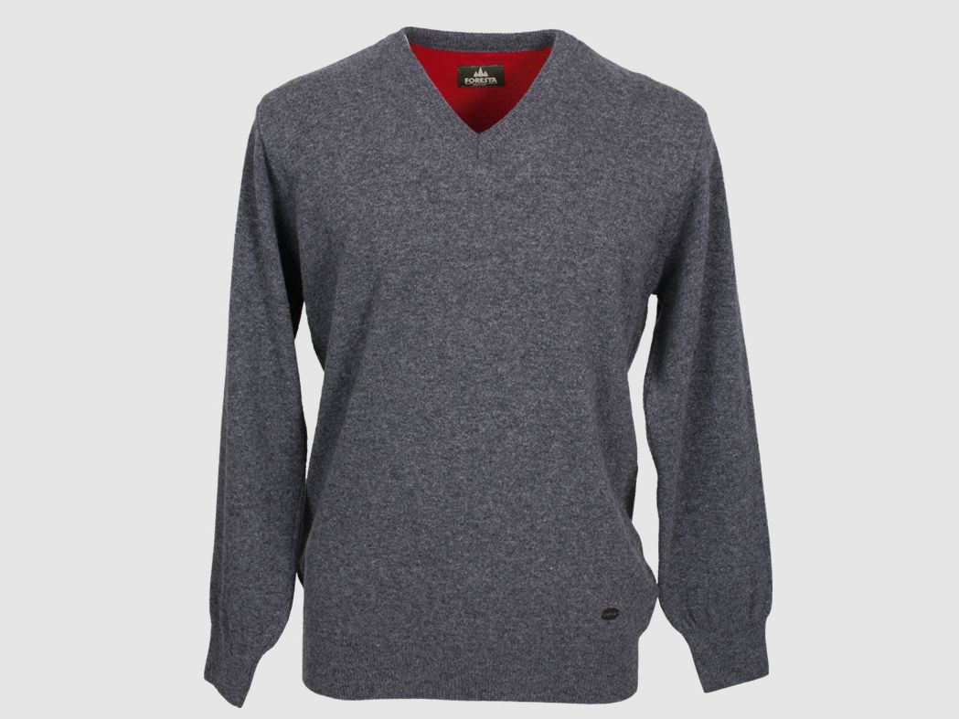 Foresta Albert V-Pullover 48 grau