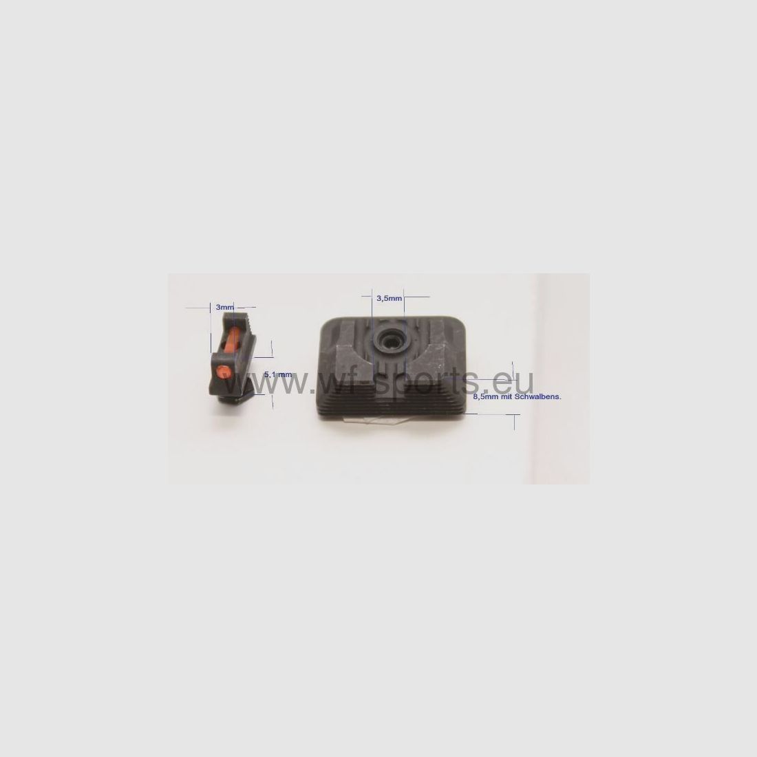 Glock 17 Fiber Optics Visier Glock 17 Fiber Optics Visier, Bild 1 von 2