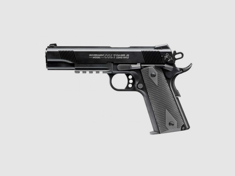 COLT KK-Pistole Mod. 1911 Rail Gun -5' .22lr m. Schiene