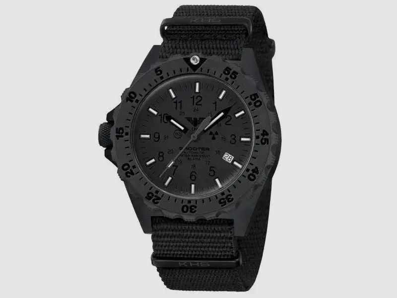 KHS KHS Armbanduhr Shooter MKII Automatic XTAC Field - Natoband Schwarz