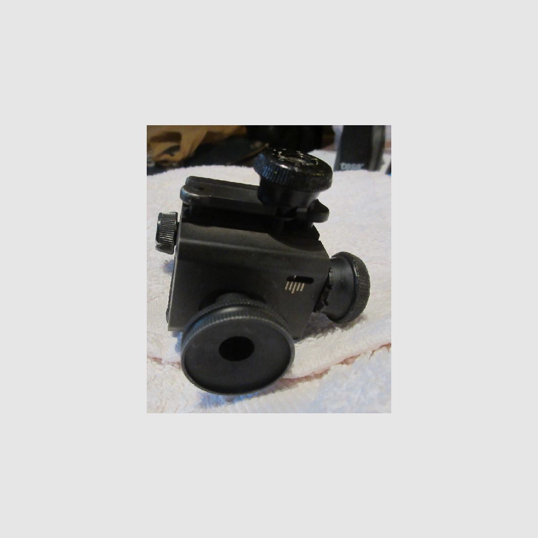 Feinwerkbau LG 300 (S) -  Visierung komplett - Diopter m.  Augenkappe + Korntunnel m. Ringkorn!