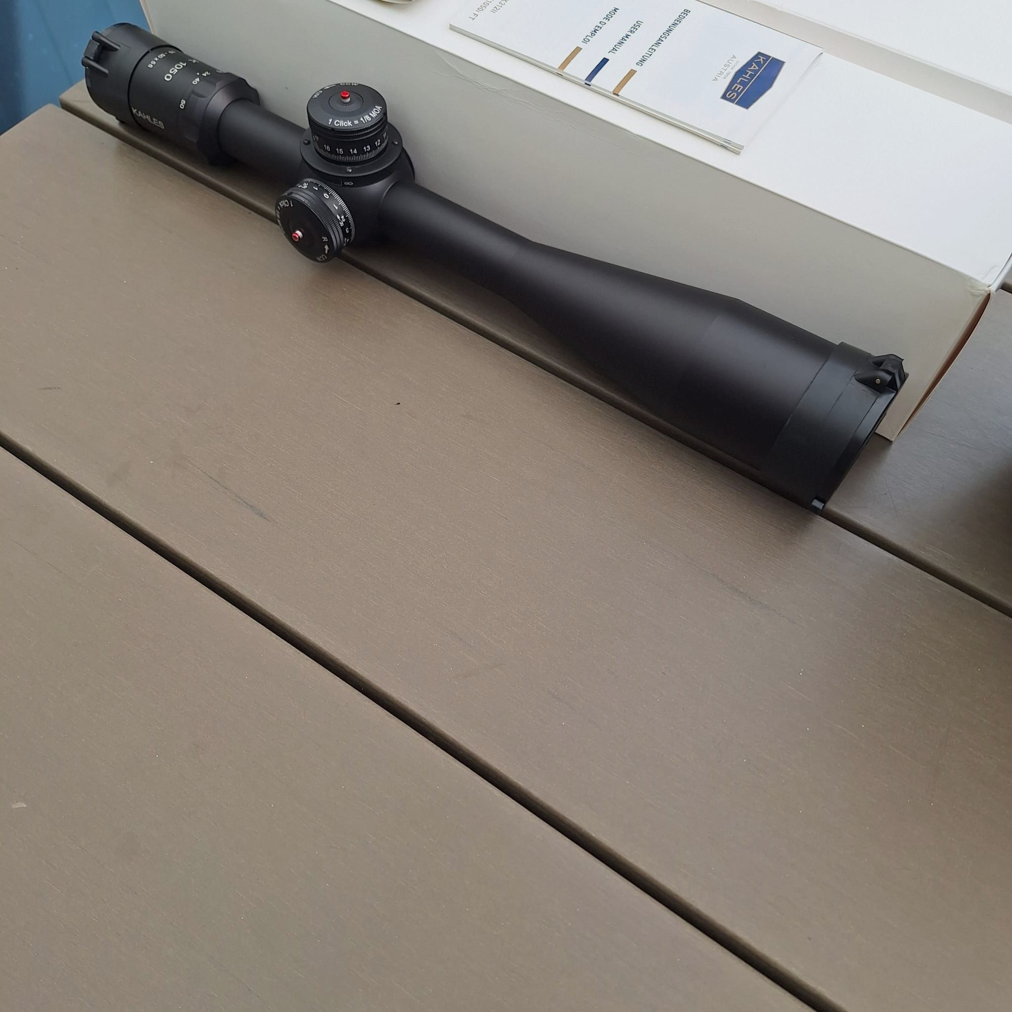 Kahles K1050 scope in 10-50x56mm