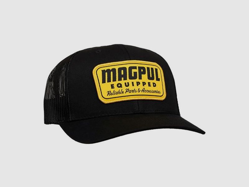 MAGPUL EQUIPPED TRUCKER HAT BLACK
