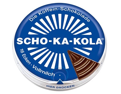 SCHO-KA-KOLA melkchocolade met cafeïne