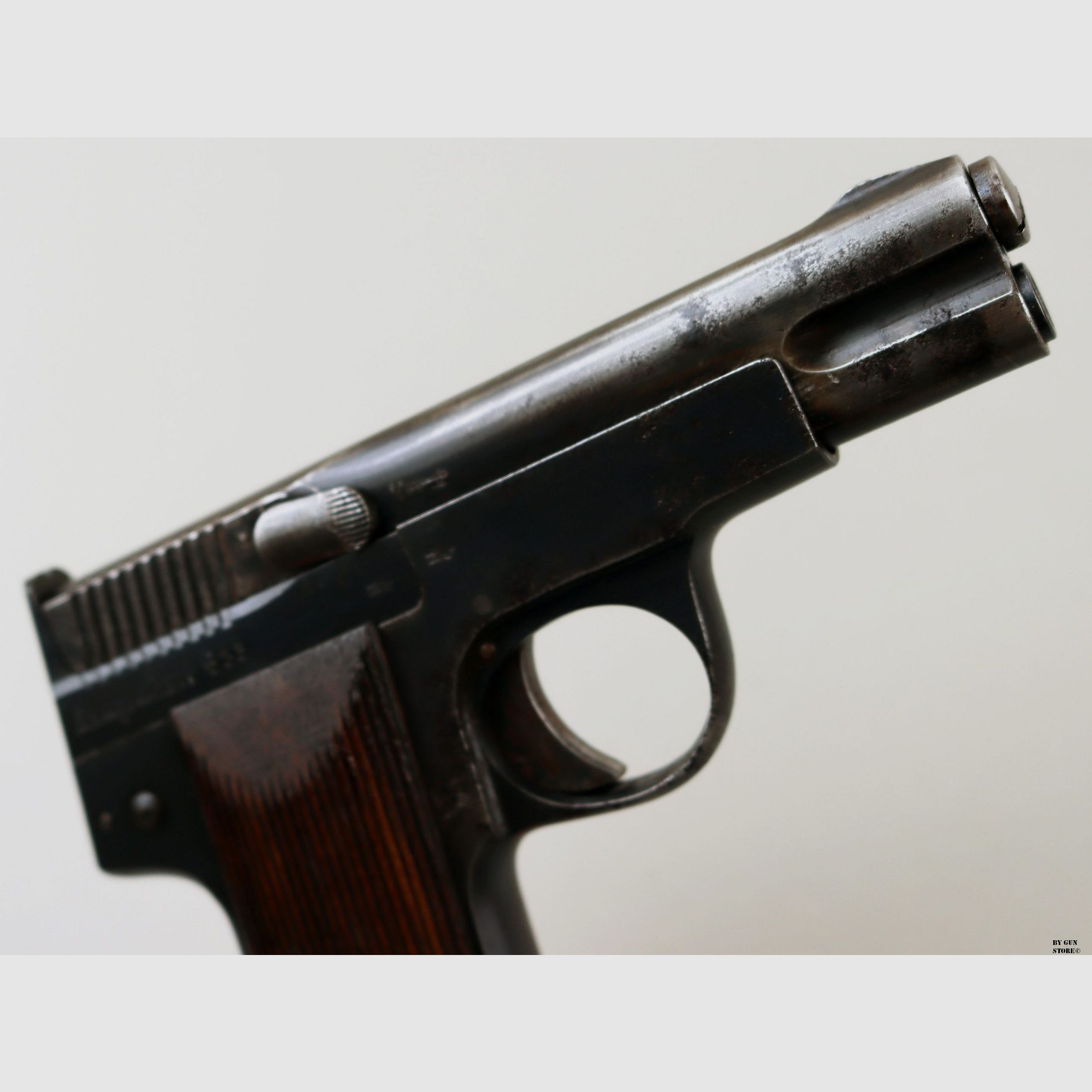 Pistole Friedrich Langenhan Modell II Kal. 6,35 Matr. 5132, Bild 8 von 10