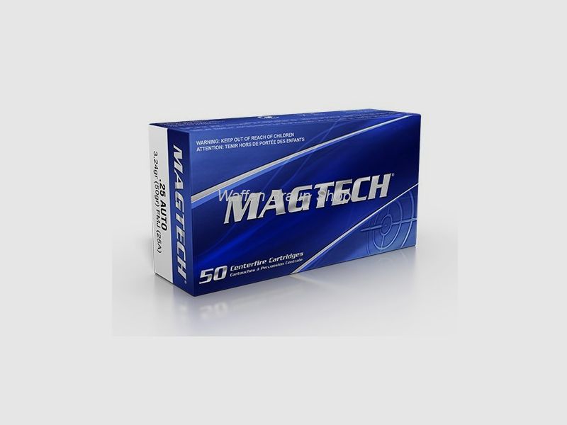 Magtech .25AUTO FMJ 50GRS A50 #25A