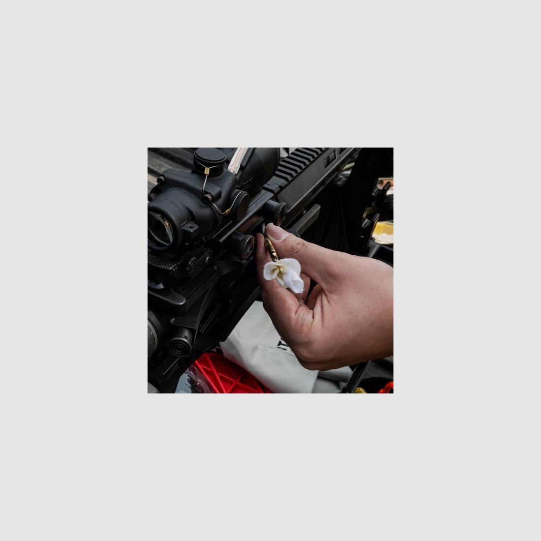 Otis Reinigungspatches 2" für Kleinkaliber .17 - .22 100 Stück