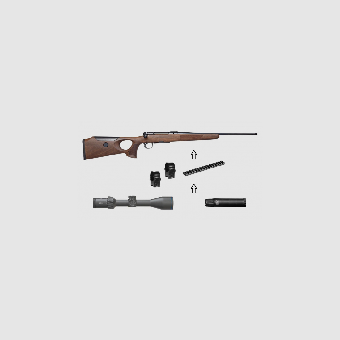 Heym SR30 Ranger-UT + ZF Meopta + ... - Jungjägerpaket