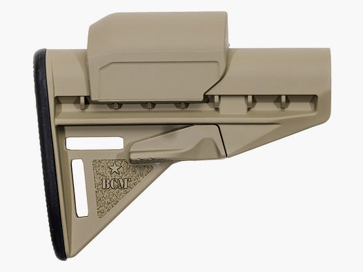 BCM GUNFIGHTER Stock Mod 3 with Stock Risers - MIL-SPEC FDE
