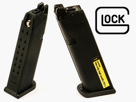 Magazin fĂĽr Gas Softairpistole Umarex Glock 17 Gen5, 22 Schuss, Kal. 6 mm BB