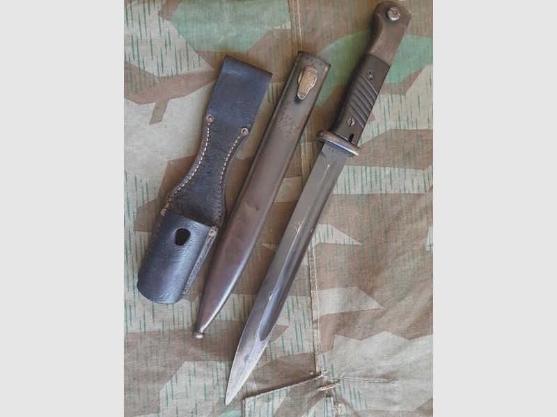 Bajonett kompl. mit Koppelschuh E.u.F. Horster 1939