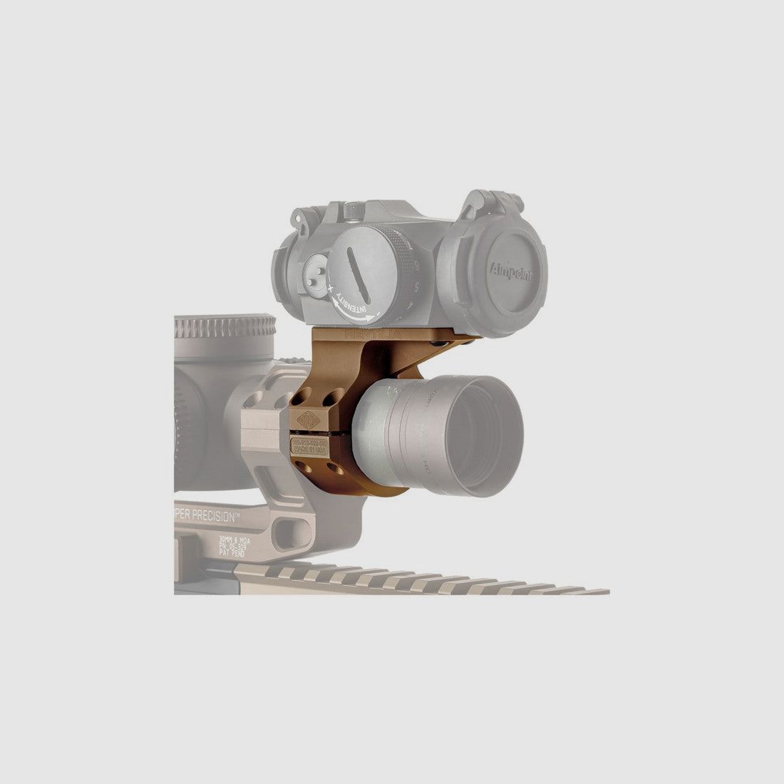 Reptilia Corp ROF-SAR 30 mm für Aimpoint Micro, FDE