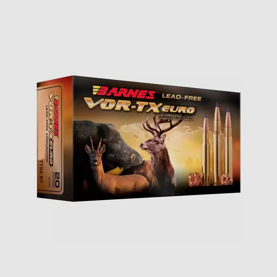 Munition BARNES VOR-TX .308Win TTSX 168grs