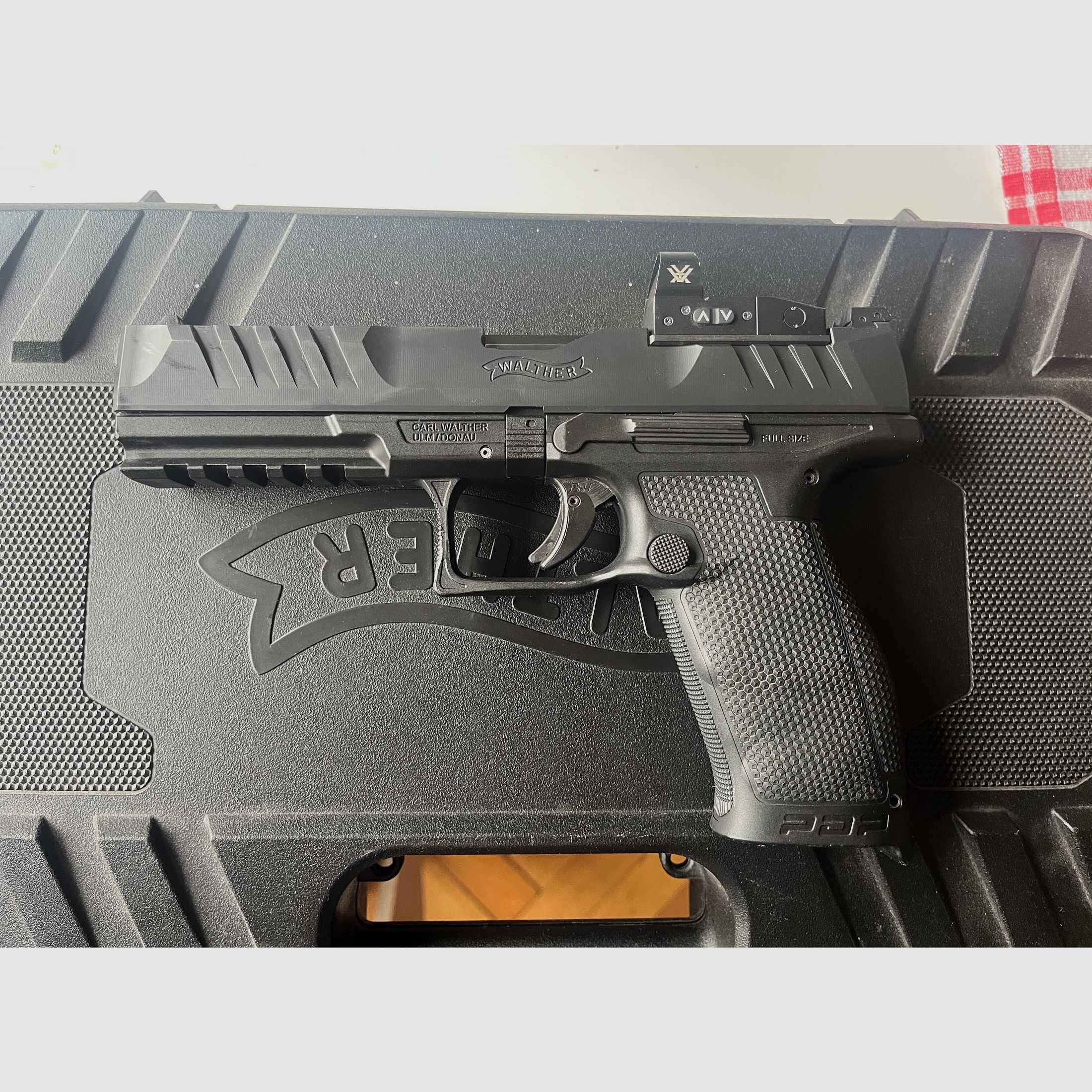 Walter PDP 5 Zoll, Vortex Venom, Holster AA1 Shooting