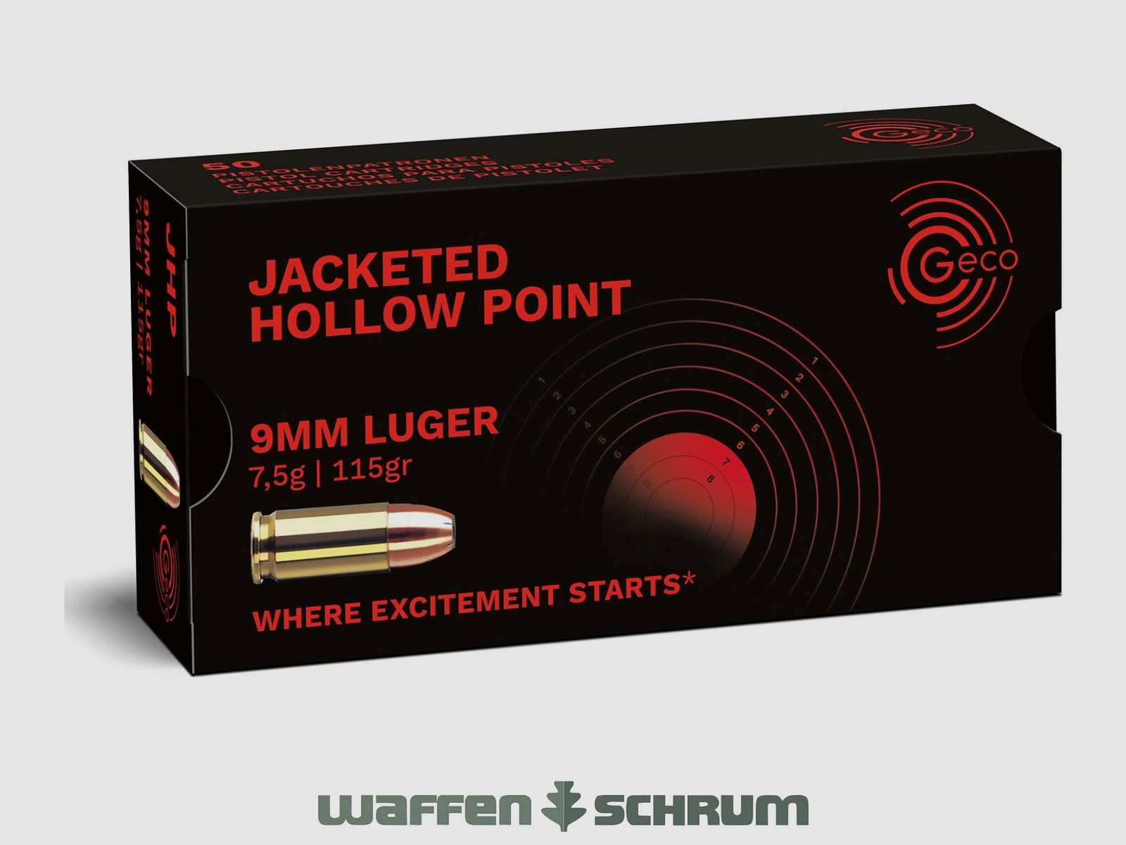 Geco Hohlspitz 7,5g - 115gr 9mmLuger