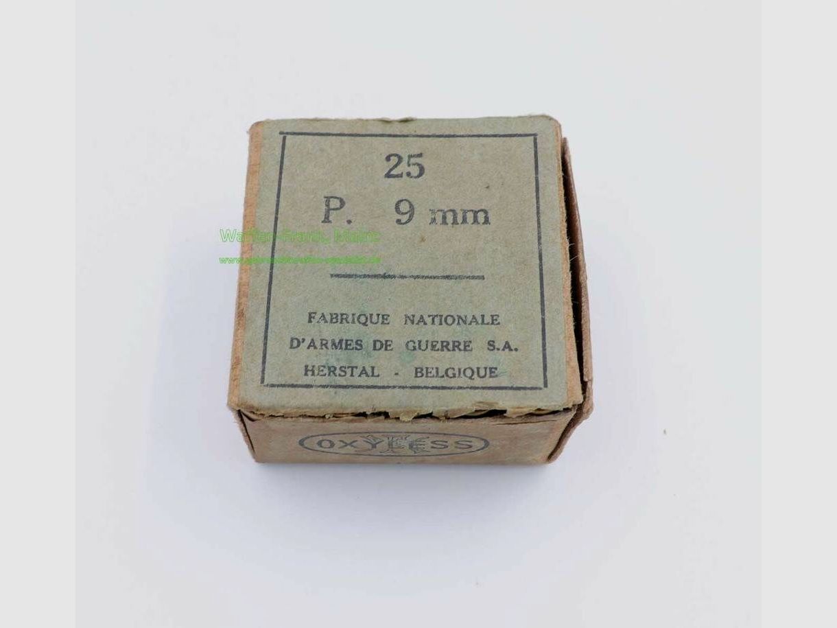 FN Fabrique Nationale Lieja Munición de Pistola 9mm Luger/Parabellum/9x19