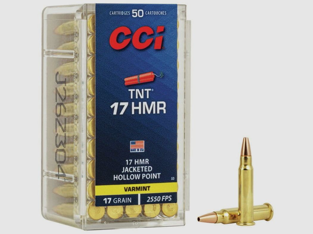 CCI .17 HMR TNT Hollow Point 17gr - 50 pcs.