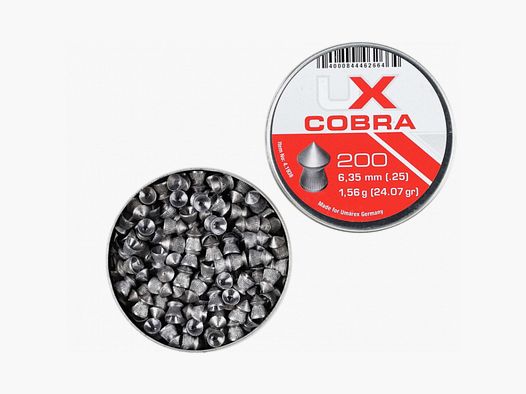 Doos van 200 Cobra Umarex diabolos kal. 6,35mm