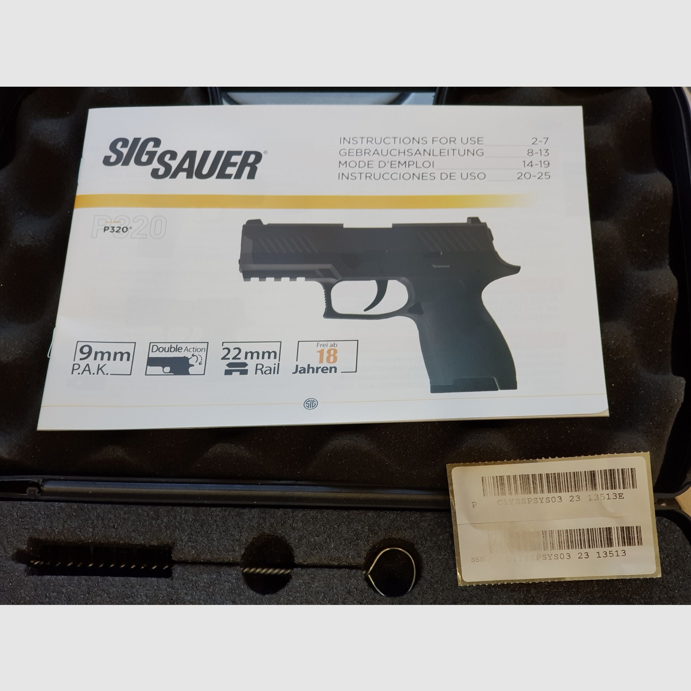 SIG SAUER P320 COBRA  Schreckschusspistole