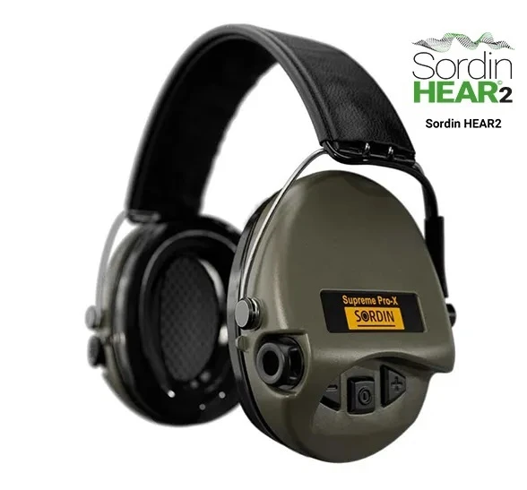 Aktive Gehörschützer Sordin Supreme PRO-X grün SOR75302-X/L-S