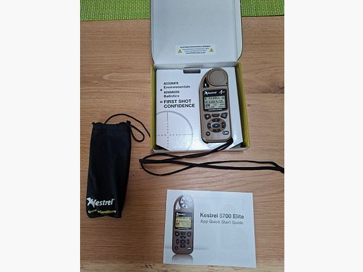 Kestrel 5700 Elite Ballistic Weathermeter 3 ans de garantie