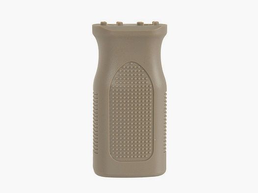Frontgrip voor Airsoft verticaal in Dark Earth middelgrote versie, M-Lok