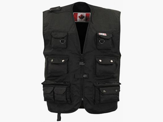 Outdoor Weste, schwarz, schwere Ausführung - Größe: XXL