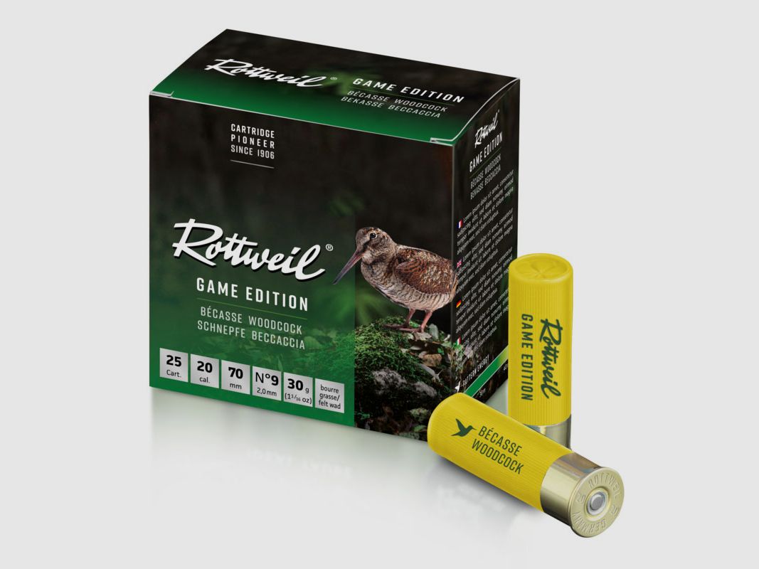 ROTTWEIL GAME EDITION BÉCASSE 20/70 30G PB9