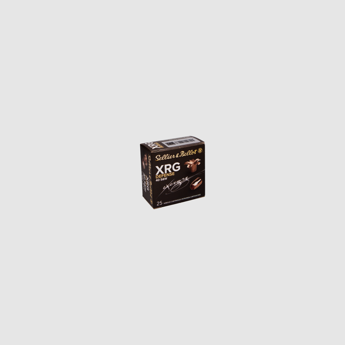 Sellier & Bellot Pistol Ammunition XRG Defence .40 S&W 8.4g eXergy Defense